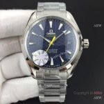 Swiss Omega Seamaster Aqua Terra Spectre James Bond 007 Watch 41.5mm Blue Dial